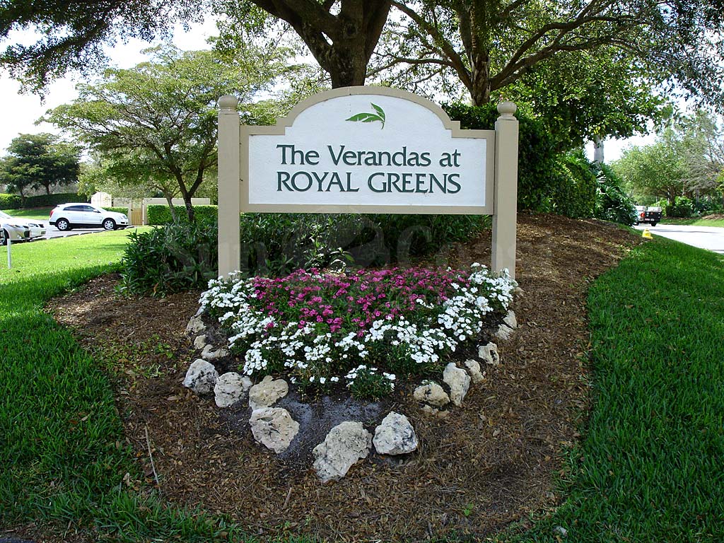 Verandas At Royal Greens Signage